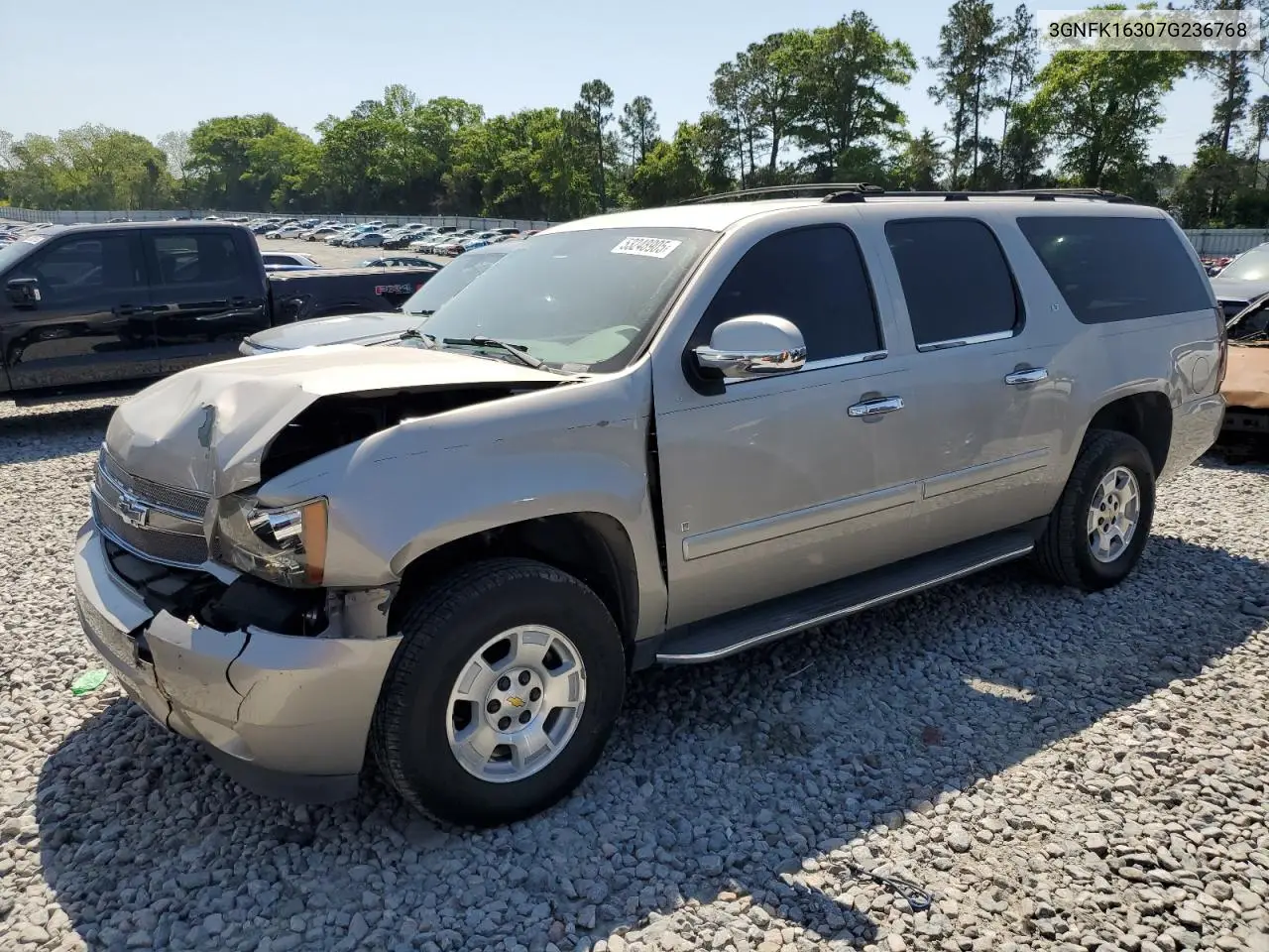 2007 Chevrolet Suburban K1500 VIN: 3GNFK16307G236768 Lot: 53248905