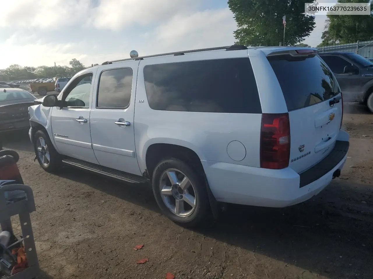 2007 Chevrolet Suburban K1500 VIN: 3GNFK16377G239635 Lot: 55849405
