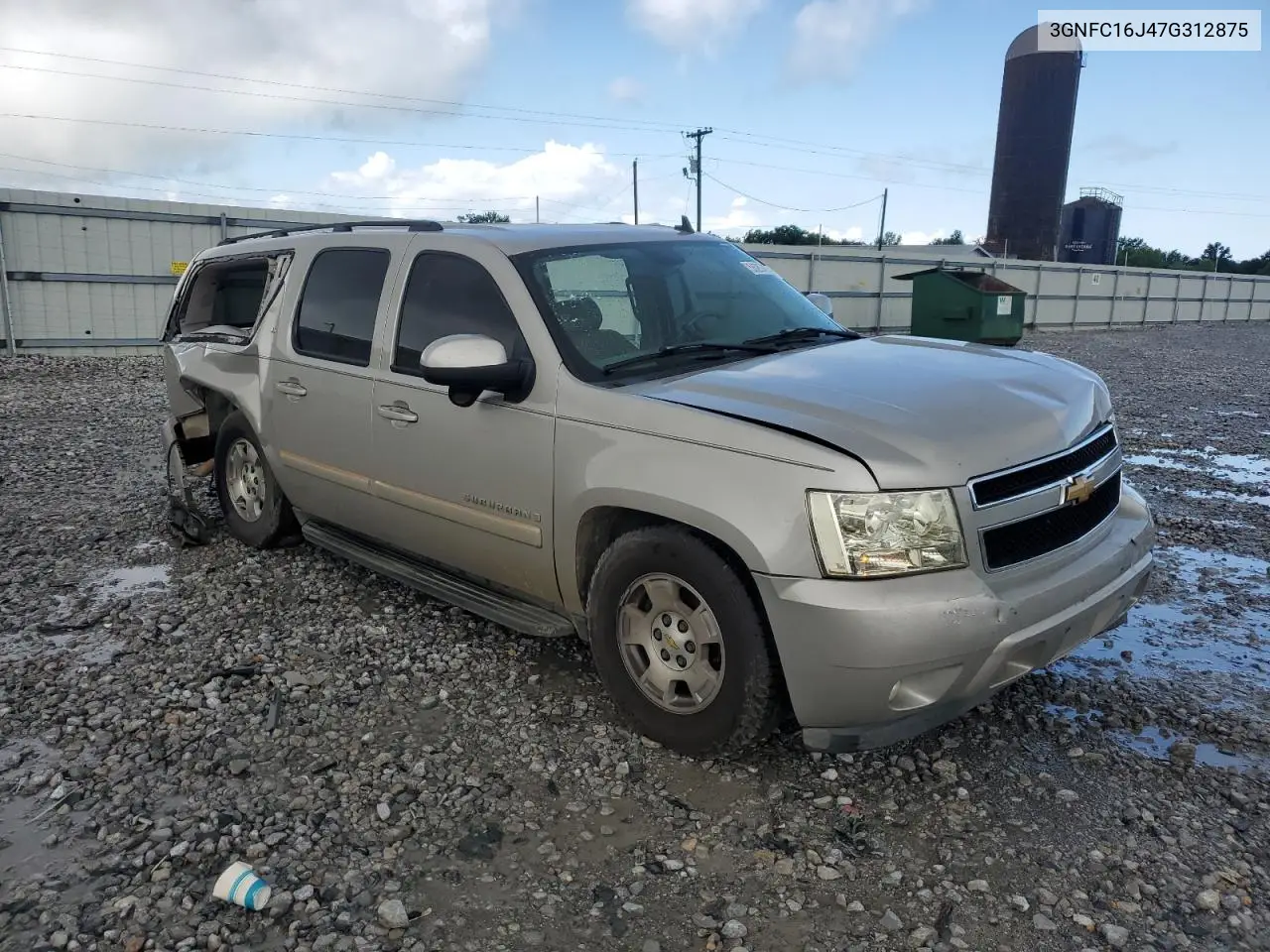 2007 Chevrolet Suburban C1500 VIN: 3GNFC16J47G312875 Lot: 56257635