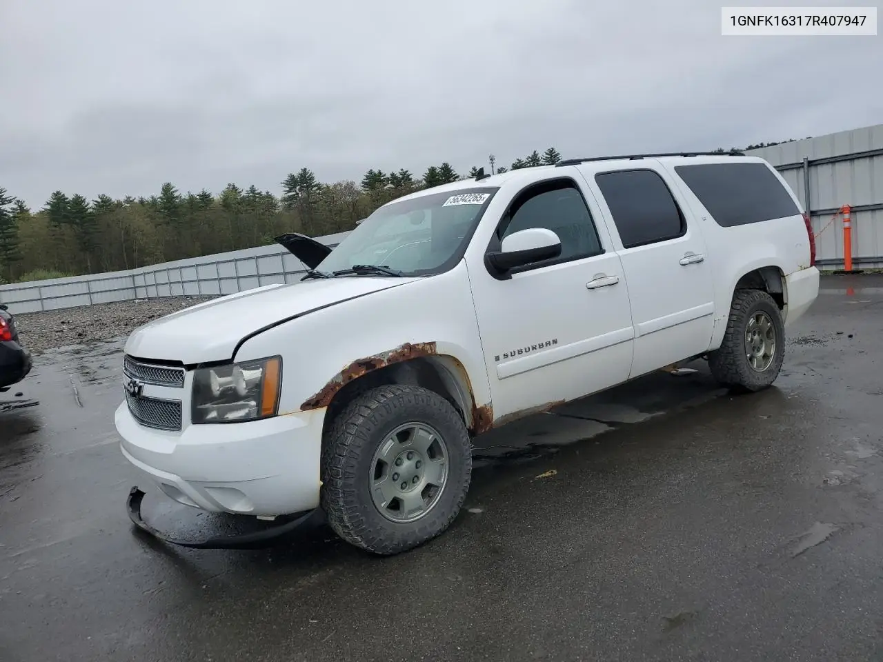 2007 Chevrolet Suburban K1500 VIN: 1GNFK16317R407947 Lot: 56342265