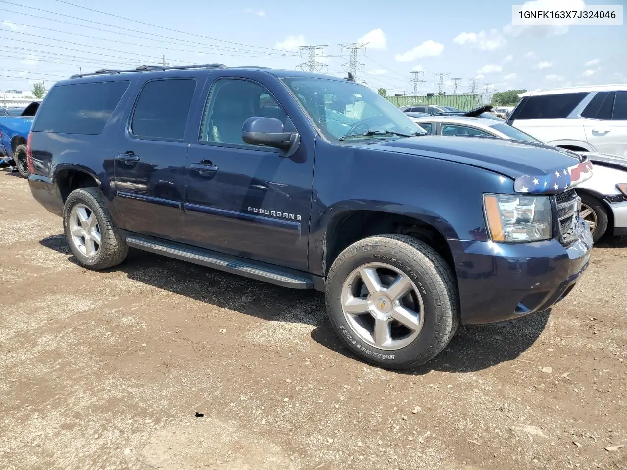 2007 Chevrolet Suburban K1500 VIN: 1GNFK163X7J324046 Lot: 61678075