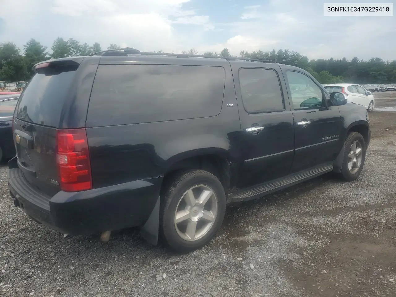 2007 Chevrolet Suburban K1500 VIN: 3GNFK16347G229418 Lot: 62221575