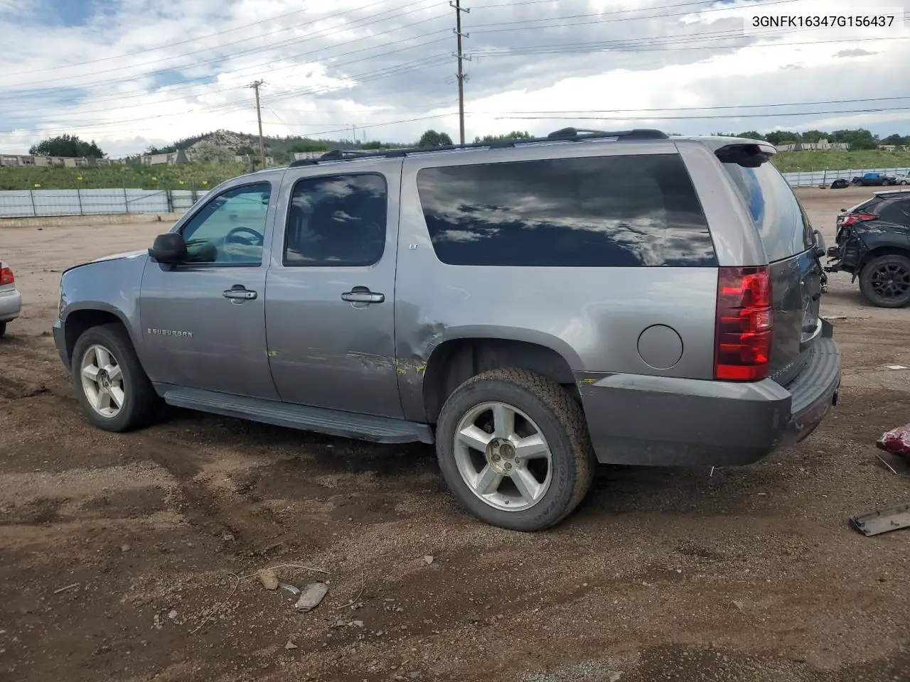 2007 Chevrolet Suburban K1500 VIN: 3GNFK16347G156437 Lot: 62600075