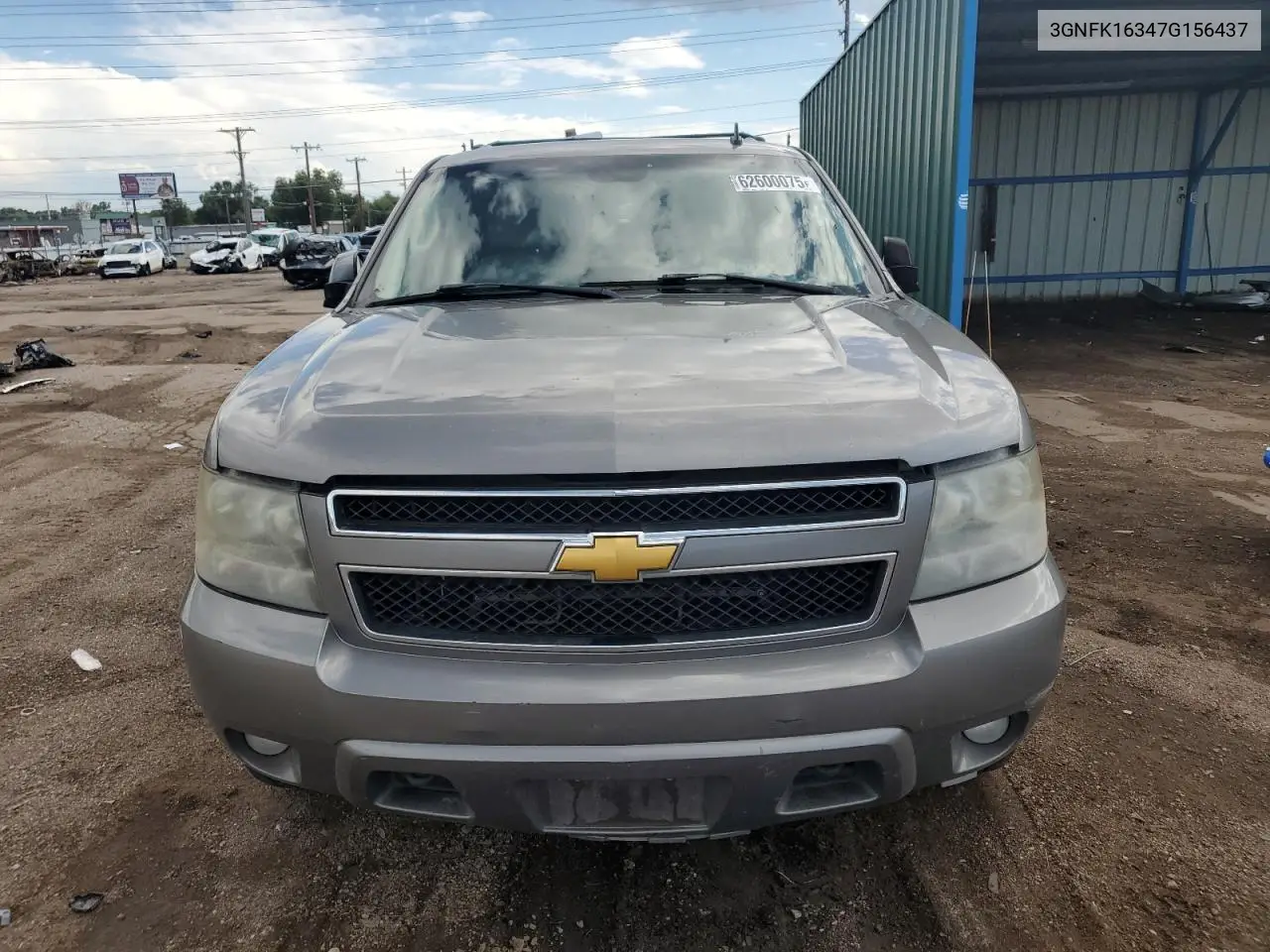 2007 Chevrolet Suburban K1500 VIN: 3GNFK16347G156437 Lot: 62600075