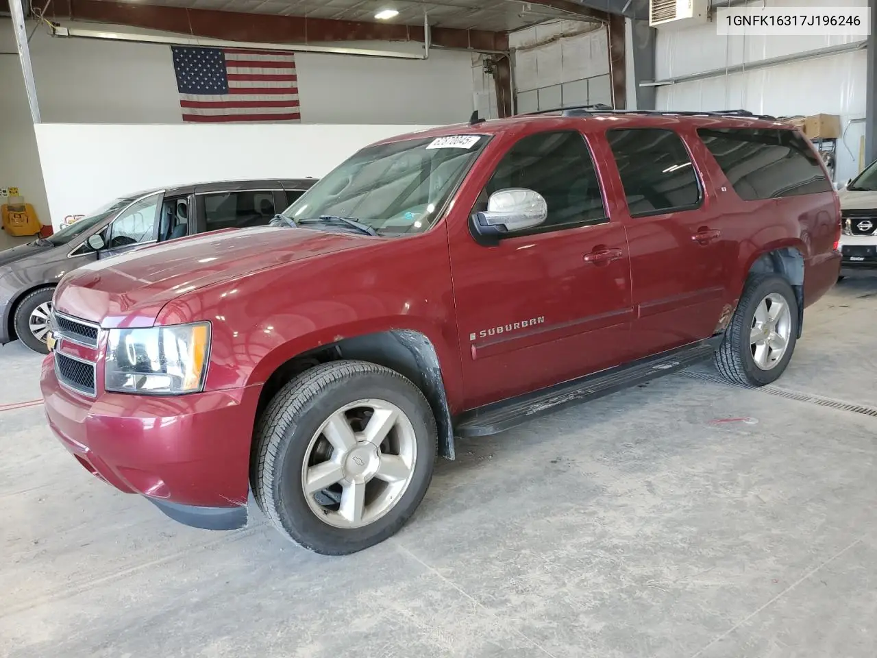 2007 Chevrolet Suburban K1500 VIN: 1GNFK16317J196246 Lot: 62870045