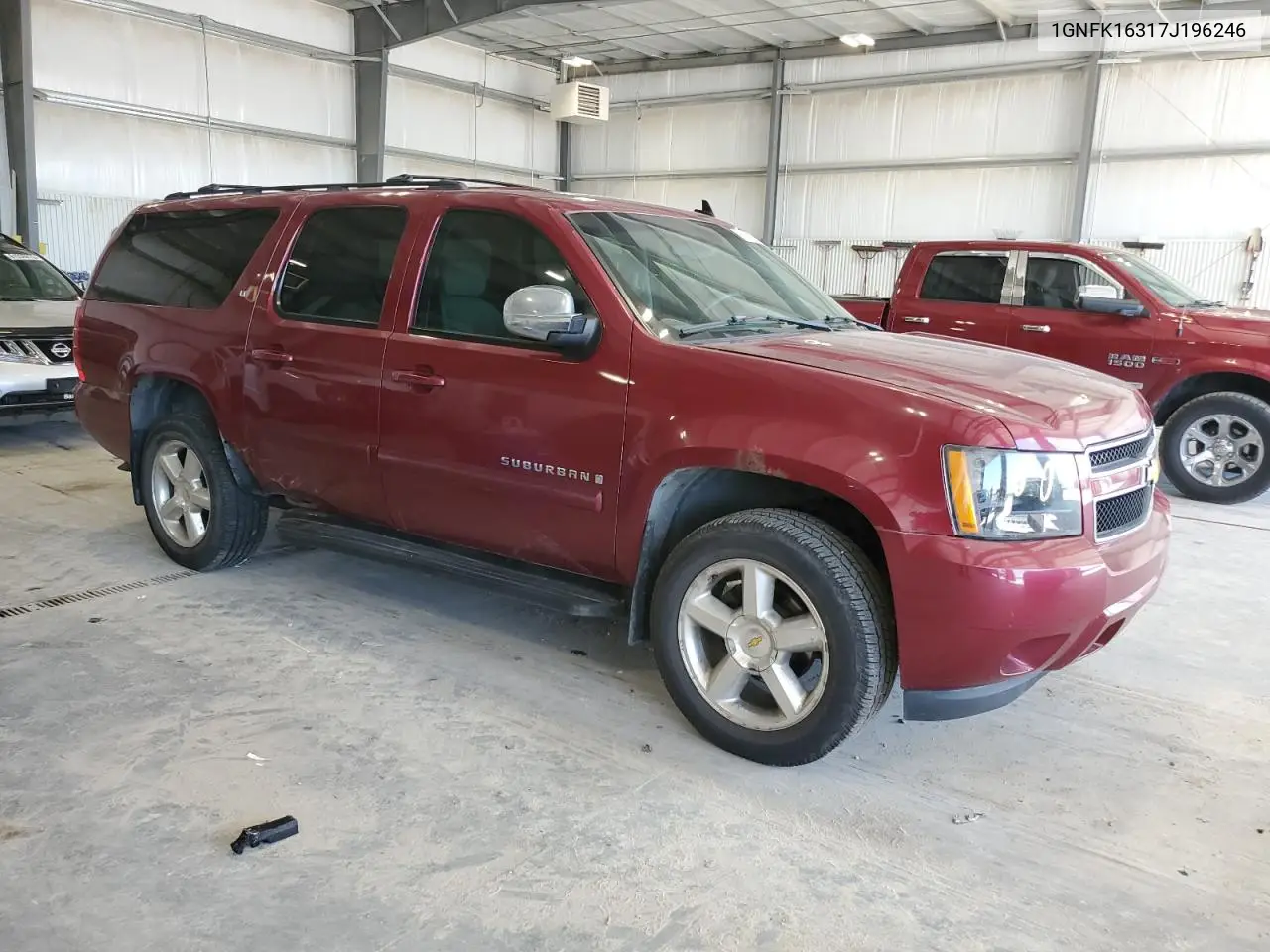 2007 Chevrolet Suburban K1500 VIN: 1GNFK16317J196246 Lot: 62870045