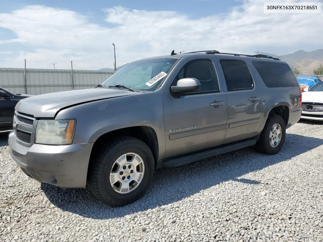 2007 Chevrolet Suburban K1500 VIN: 3GNFK163X7G218651 Lot: 62965465