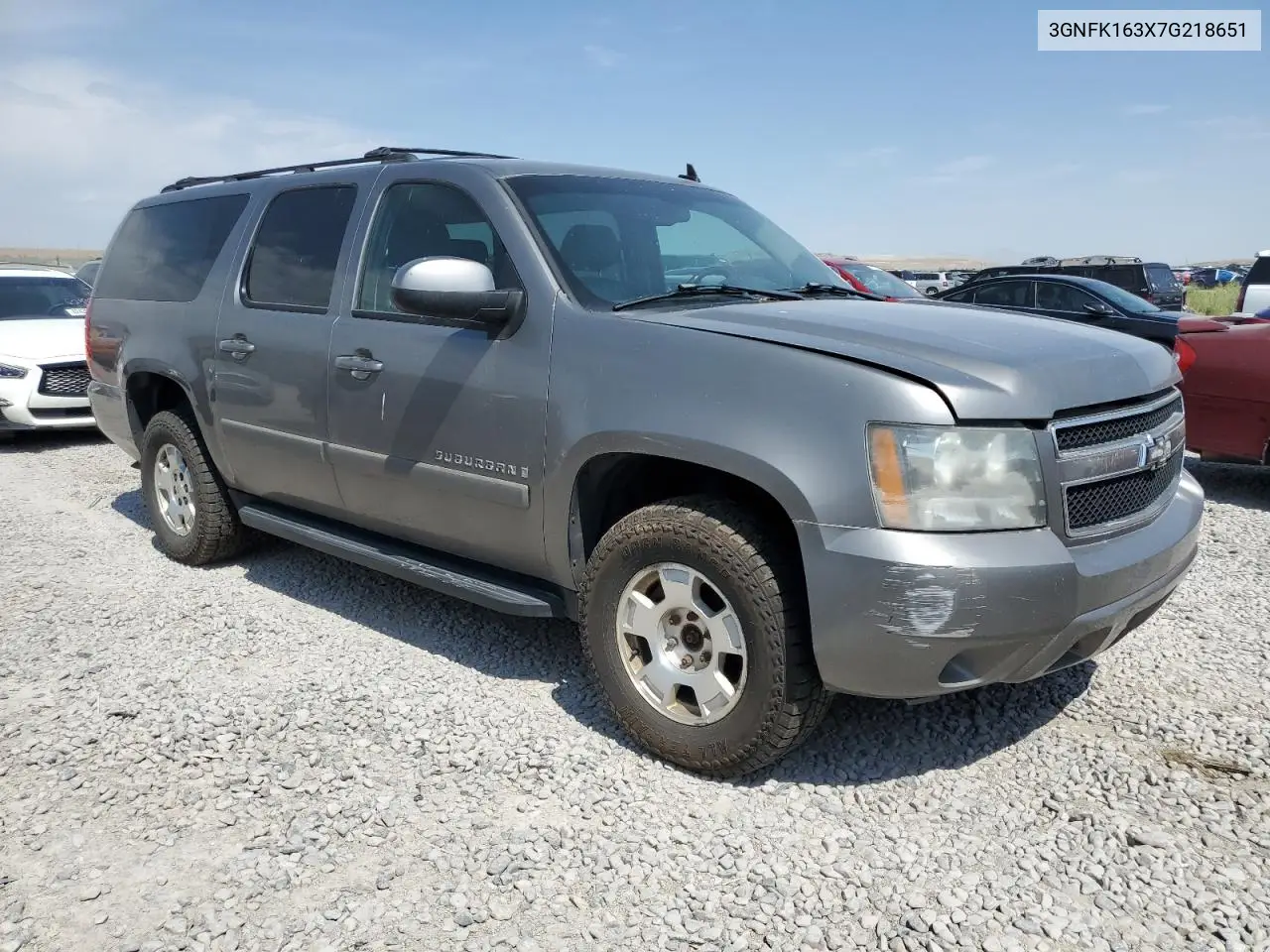 2007 Chevrolet Suburban K1500 VIN: 3GNFK163X7G218651 Lot: 62965465