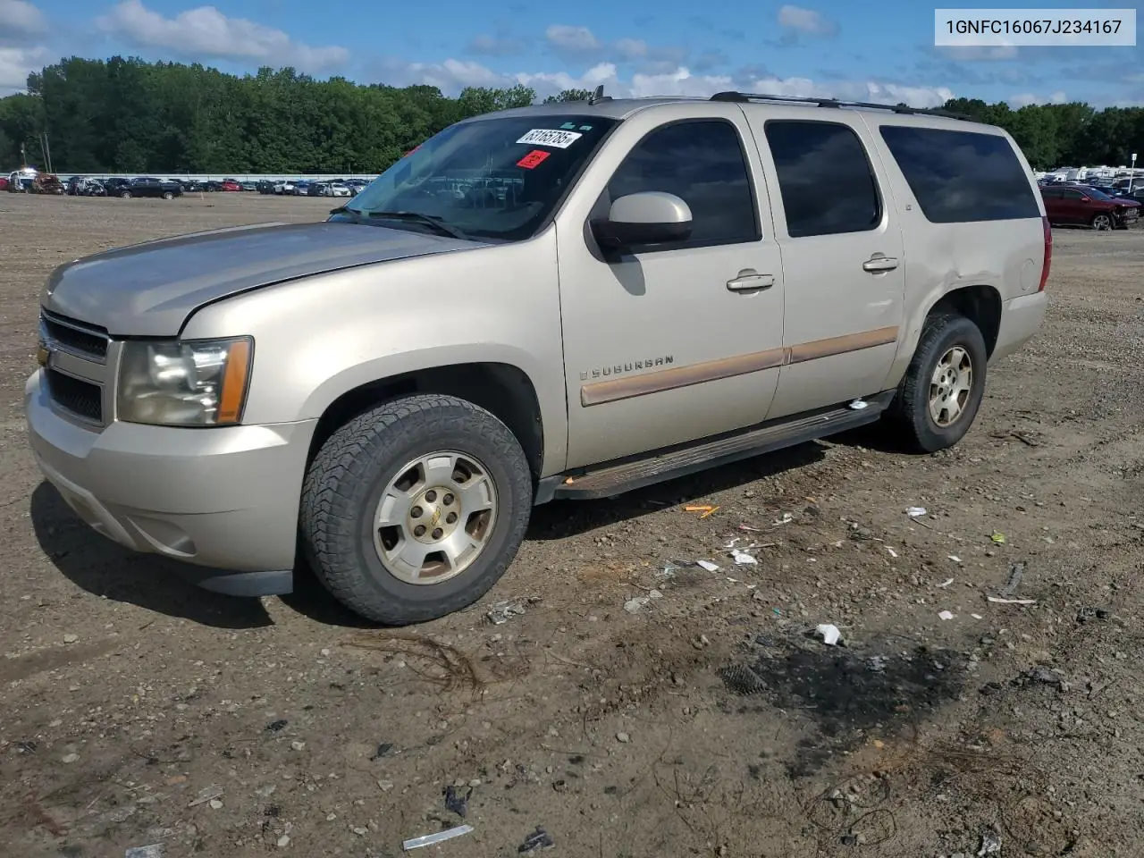 2007 Chevrolet Suburban C1500 VIN: 1GNFC16067J234167 Lot: 63165785