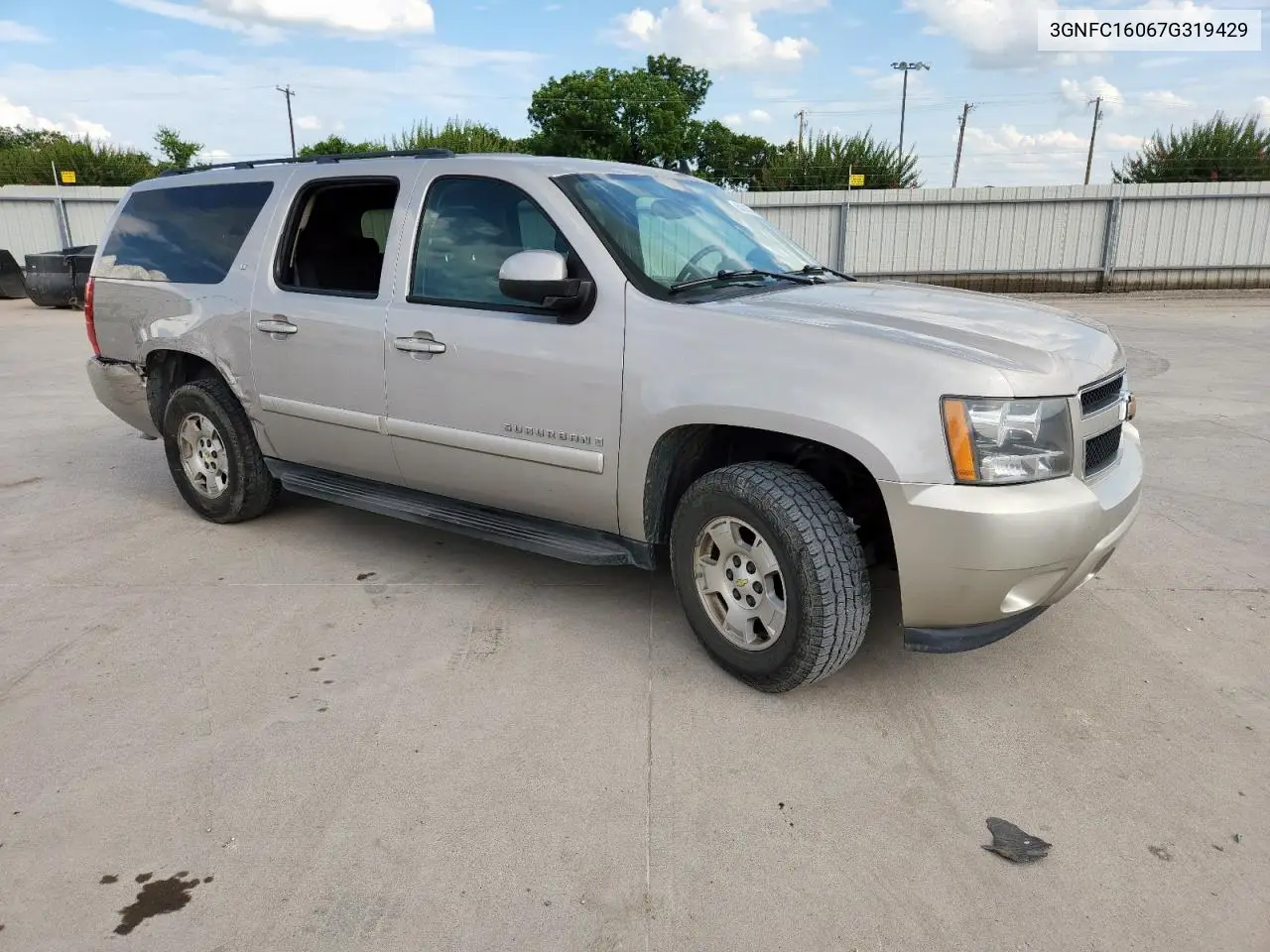 2007 Chevrolet Suburban C1500 VIN: 3GNFC16067G319429 Lot: 63245585