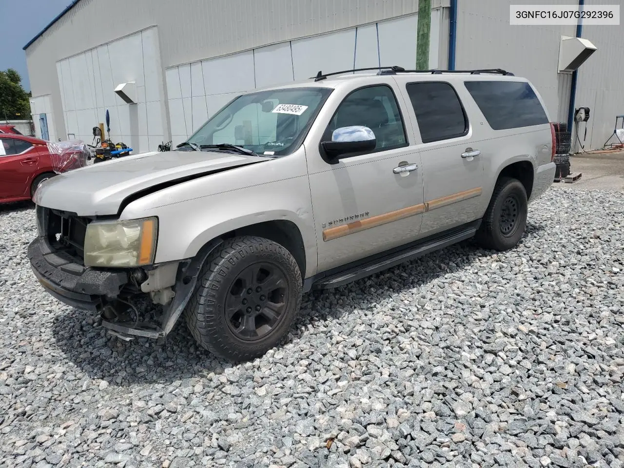 2007 Chevrolet Suburban C1500 VIN: 3GNFC16J07G292396 Lot: 63480495