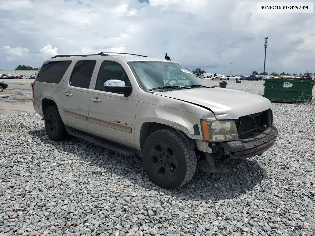2007 Chevrolet Suburban C1500 VIN: 3GNFC16J07G292396 Lot: 63480495