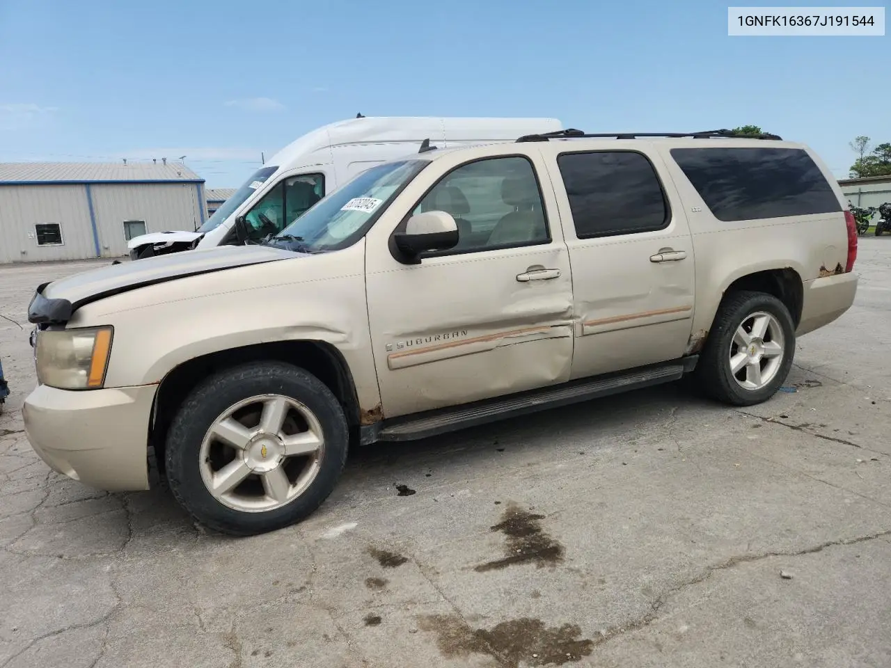 2007 Chevrolet Suburban K1500 VIN: 1GNFK16367J191544 Lot: 63762045
