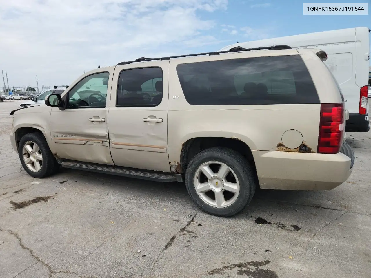 2007 Chevrolet Suburban K1500 VIN: 1GNFK16367J191544 Lot: 63762045