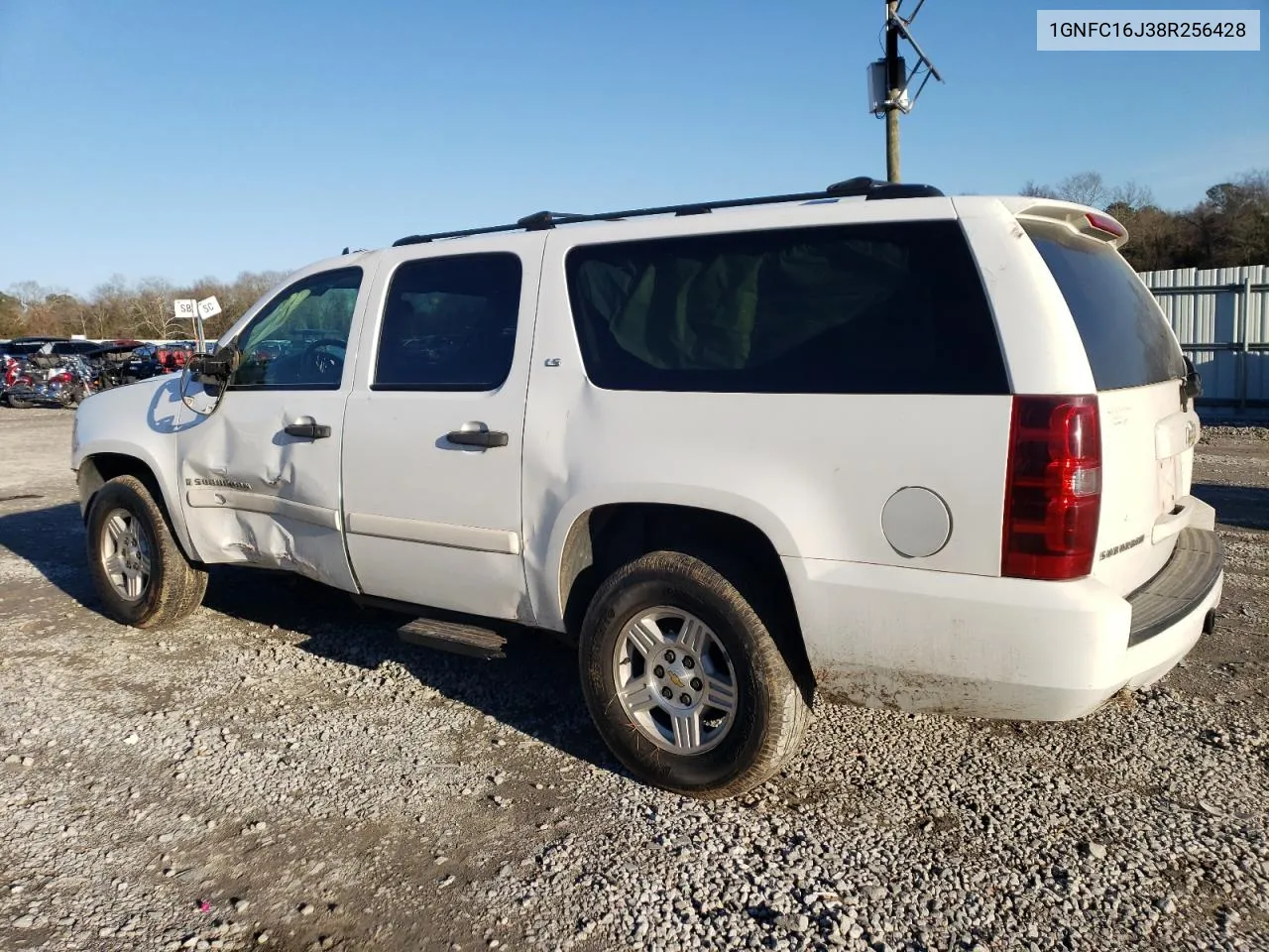 2008 Chevrolet Suburban C1500 Ls VIN: 1GNFC16J38R256428 Lot: 42305865
