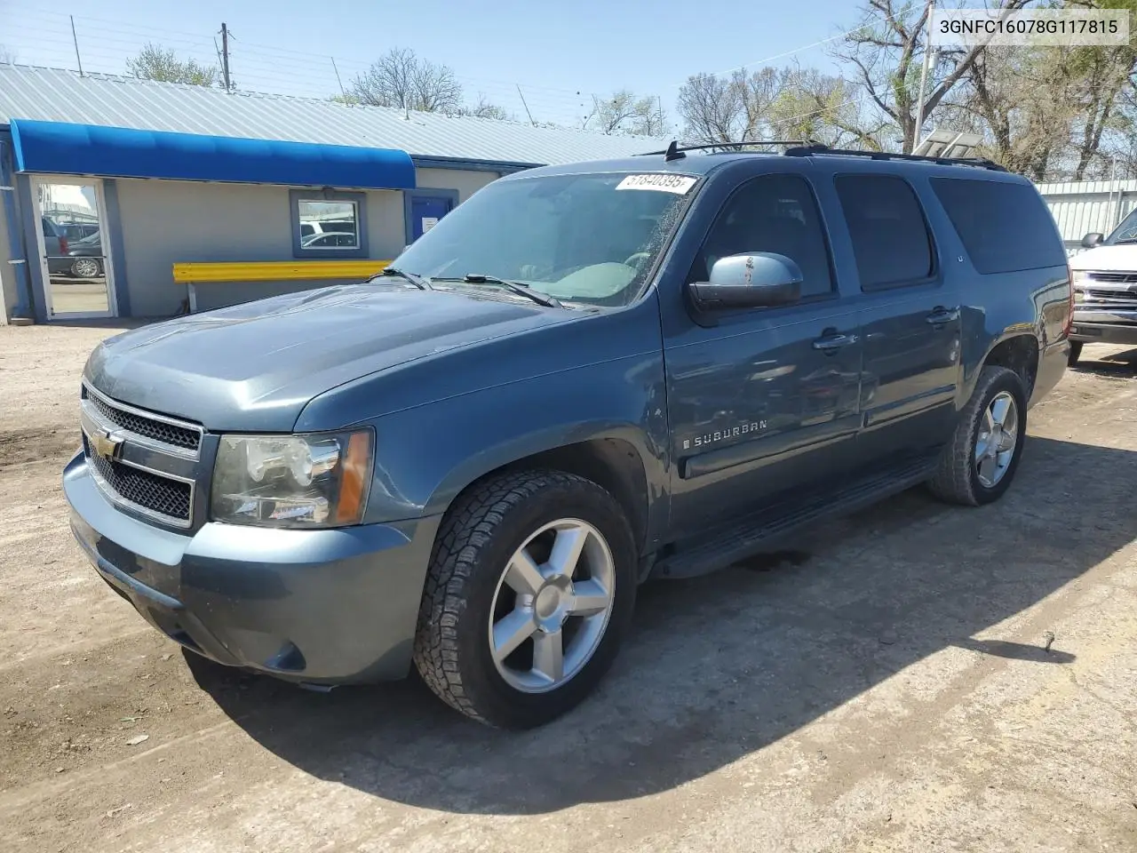 2008 Chevrolet Suburban C1500 Ls VIN: 3GNFC16078G117815 Lot: 51840395