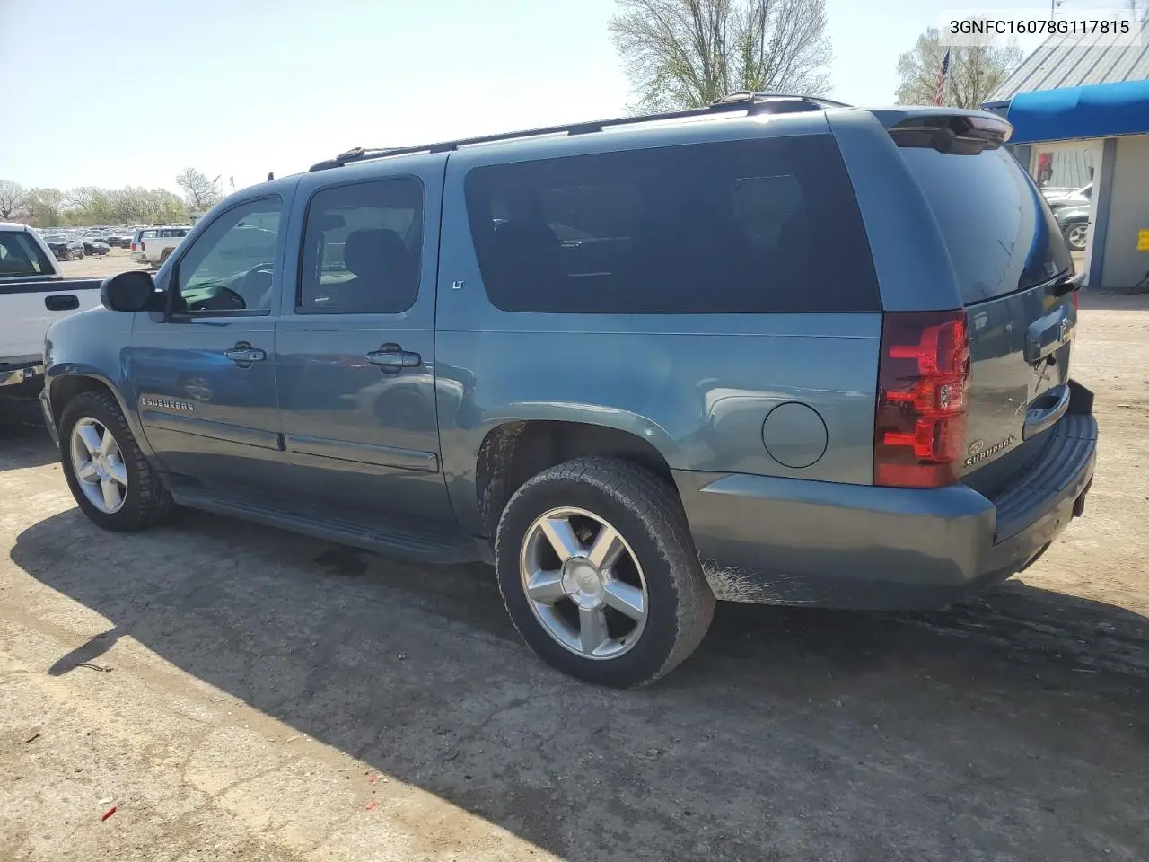 2008 Chevrolet Suburban C1500 Ls VIN: 3GNFC16078G117815 Lot: 51840395