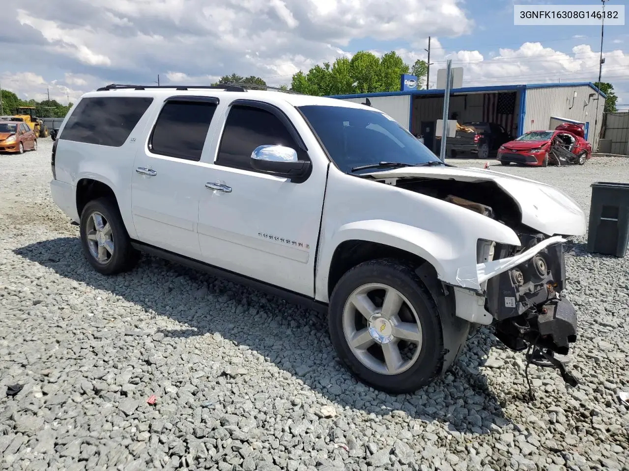 2008 Chevrolet Suburban K1500 Ls VIN: 3GNFK16308G146182 Lot: 56336645