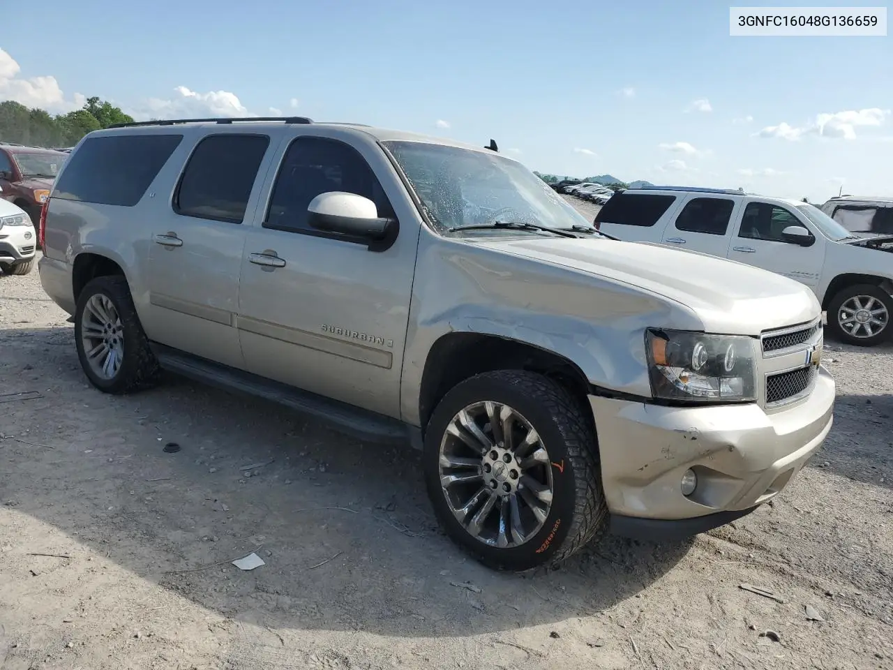 2008 Chevrolet Suburban C1500 Ls VIN: 3GNFC16048G136659 Lot: 56365625