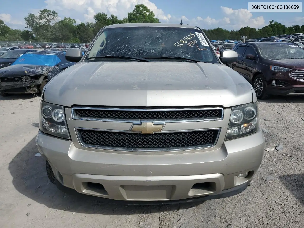 2008 Chevrolet Suburban C1500 Ls VIN: 3GNFC16048G136659 Lot: 56365625