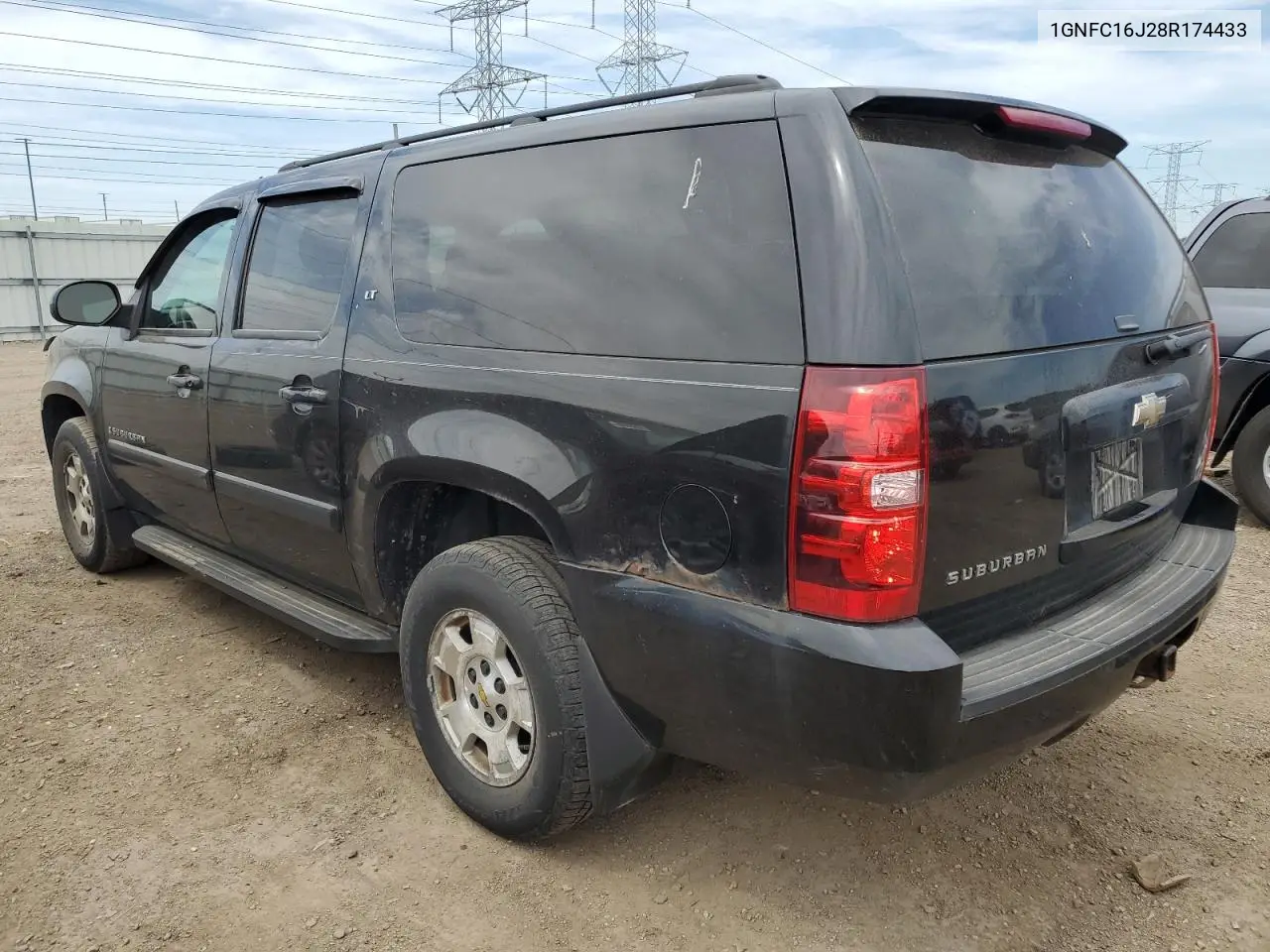 2008 Chevrolet Suburban C1500 Ls VIN: 1GNFC16J28R174433 Lot: 56663015