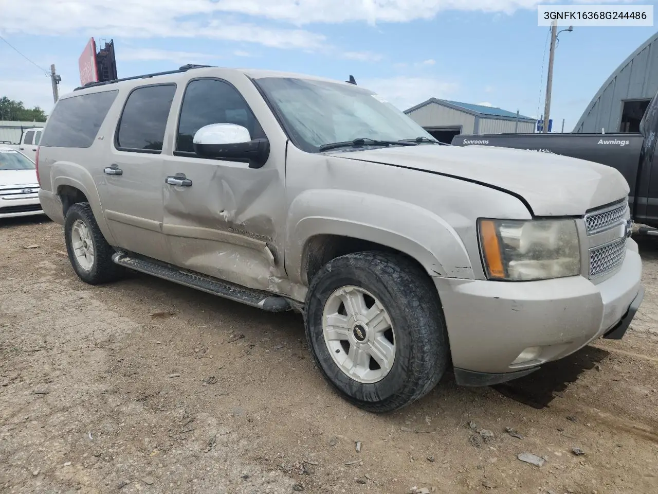 2008 Chevrolet Suburban K1500 Ls VIN: 3GNFK16368G244486 Lot: 61826455