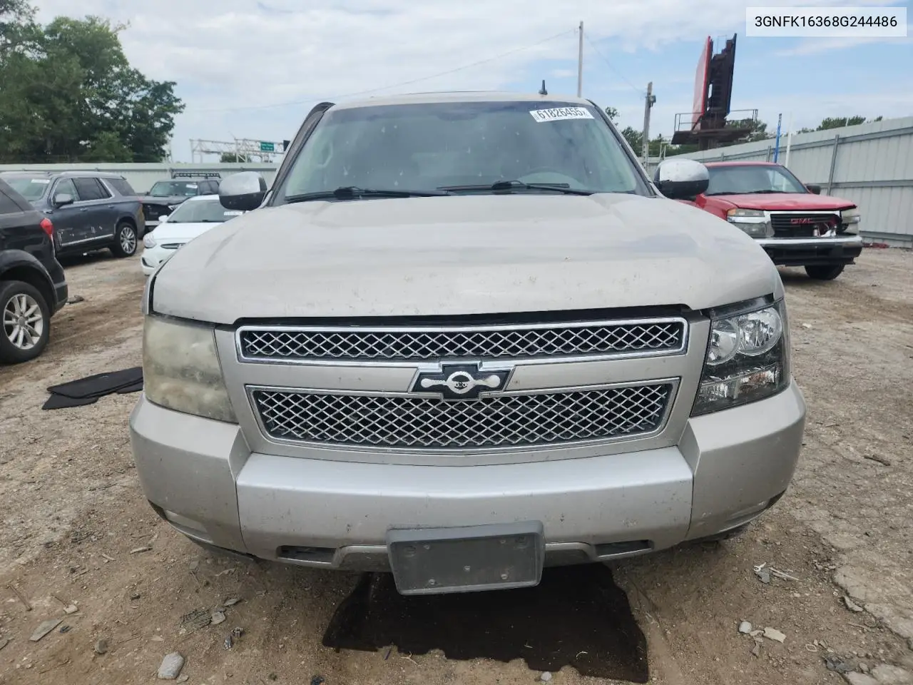 2008 Chevrolet Suburban K1500 Ls VIN: 3GNFK16368G244486 Lot: 61826455