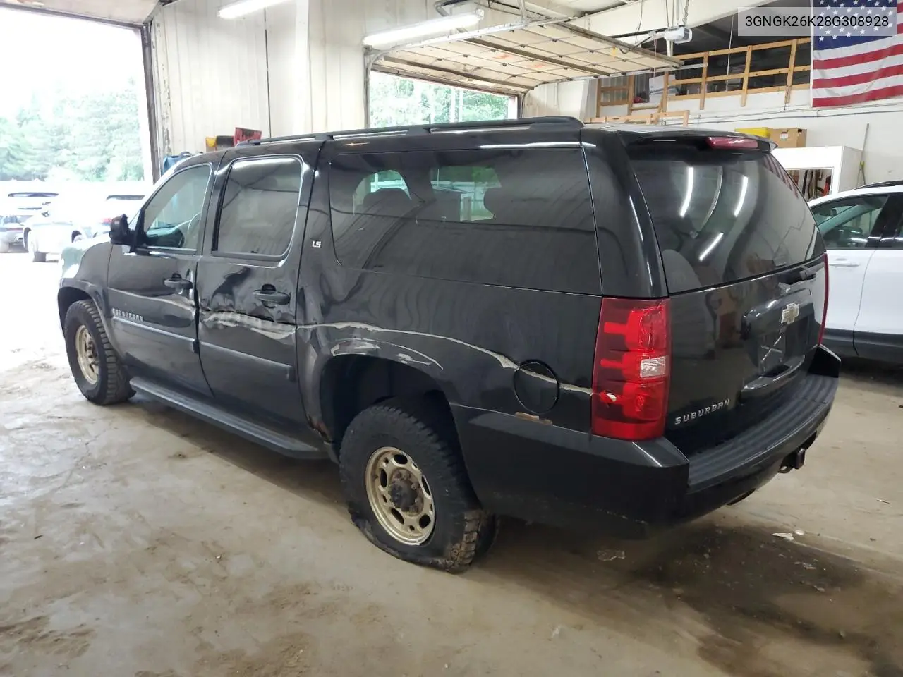 2008 Chevrolet Suburban K2500 VIN: 3GNGK26K28G308928 Lot: 61961215