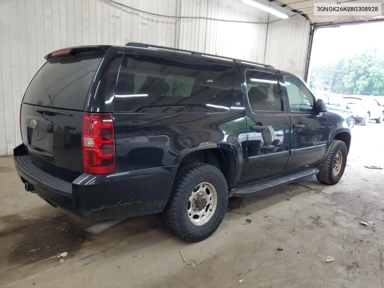 2008 Chevrolet Suburban K2500 VIN: 3GNGK26K28G308928 Lot: 61961215