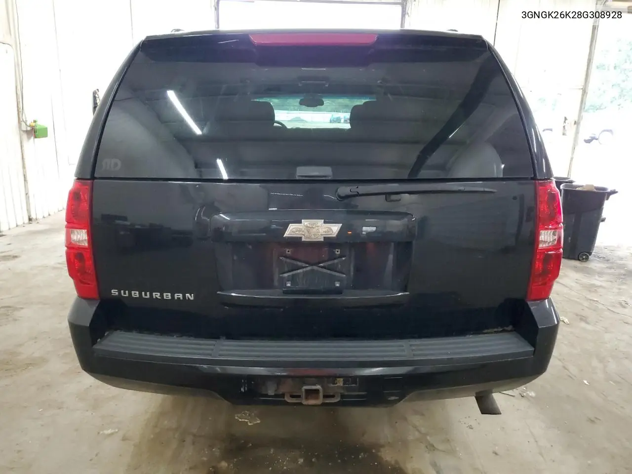 2008 Chevrolet Suburban K2500 VIN: 3GNGK26K28G308928 Lot: 61961215