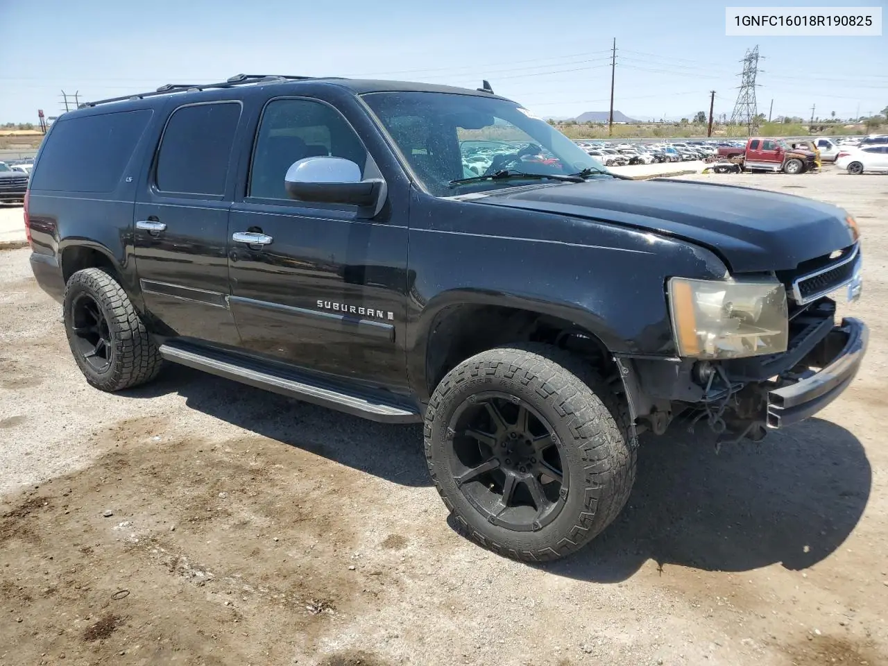 2008 Chevrolet Suburban C1500 Ls VIN: 1GNFC16018R190825 Lot: 62034395