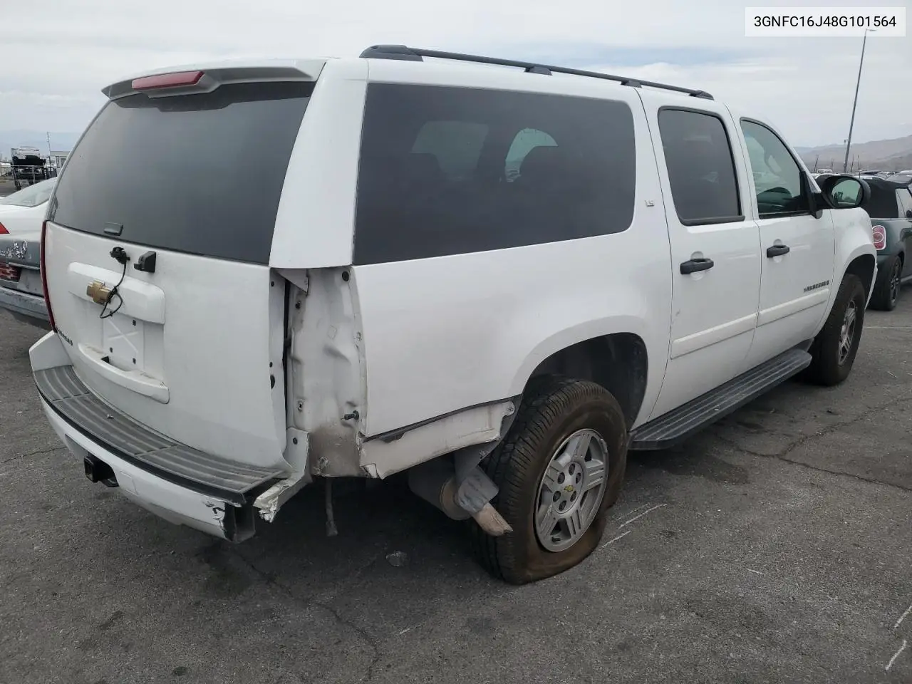 2008 Chevrolet Suburban C1500 Ls VIN: 3GNFC16J48G101564 Lot: 62140095