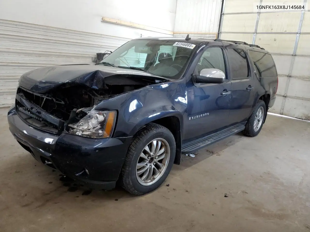 2008 Chevrolet Suburban K1500 Ls VIN: 1GNFK163X8J145684 Lot: 62346885