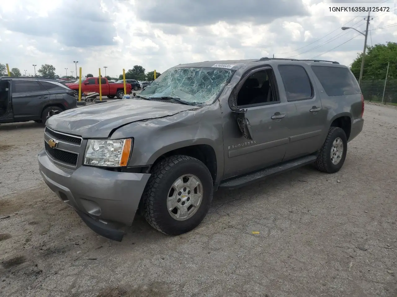 2008 Chevrolet Suburban K1500 Ls VIN: 1GNFK16358J125472 Lot: 62400035