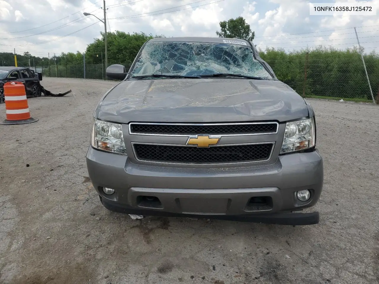 2008 Chevrolet Suburban K1500 Ls VIN: 1GNFK16358J125472 Lot: 62400035
