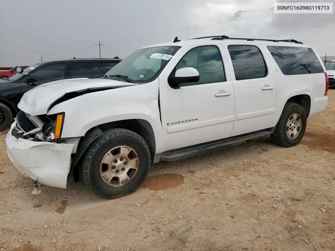 2008 Chevrolet Suburban C1500 Ls VIN: 3GNFC16098G119713 Lot: 62427785
