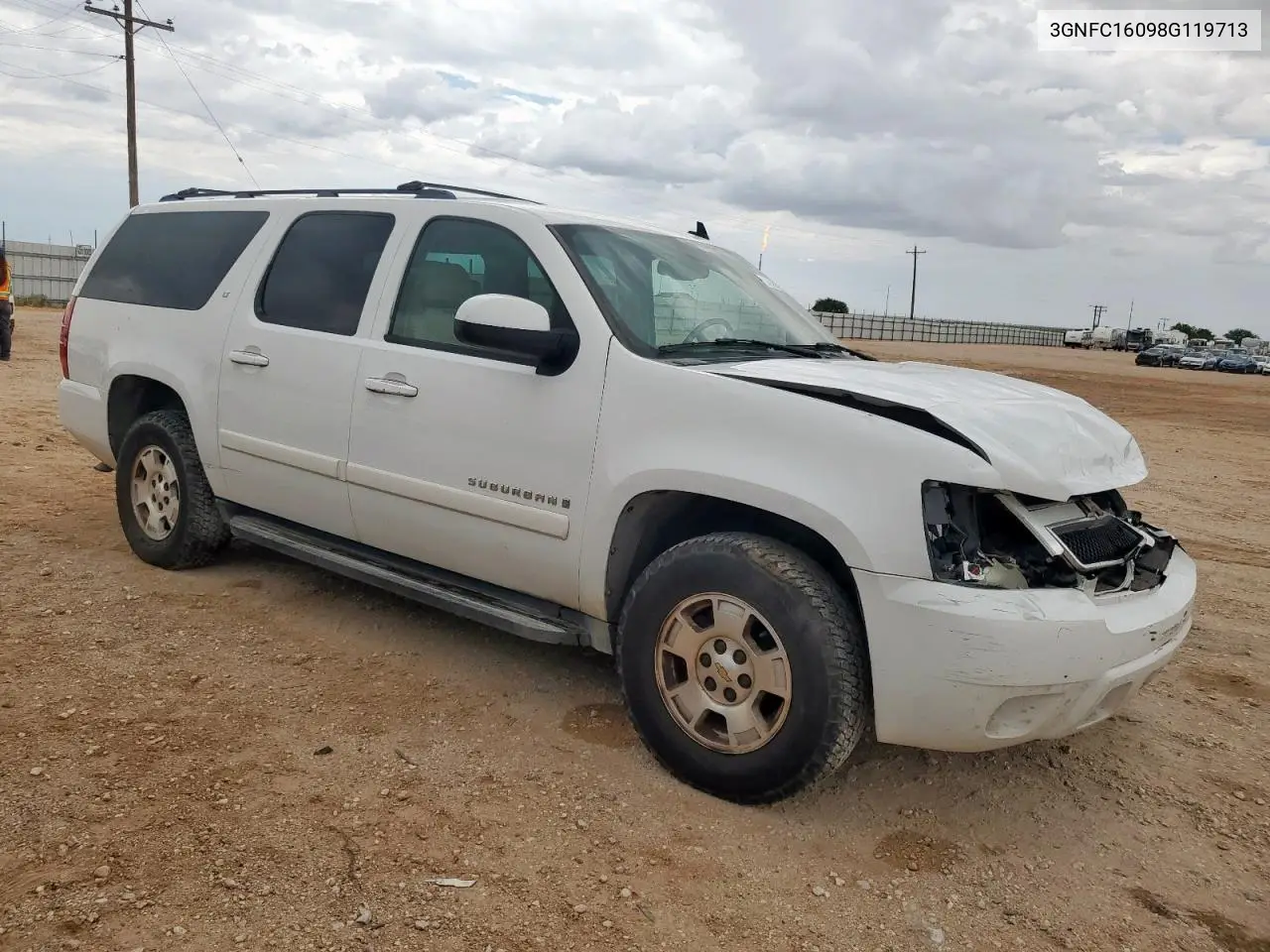 2008 Chevrolet Suburban C1500 Ls VIN: 3GNFC16098G119713 Lot: 62427785