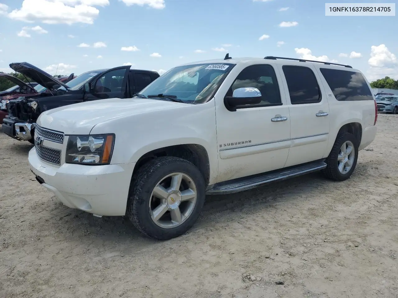 2008 Chevrolet Suburban K1500 Ls VIN: 1GNFK16378R214705 Lot: 62660585