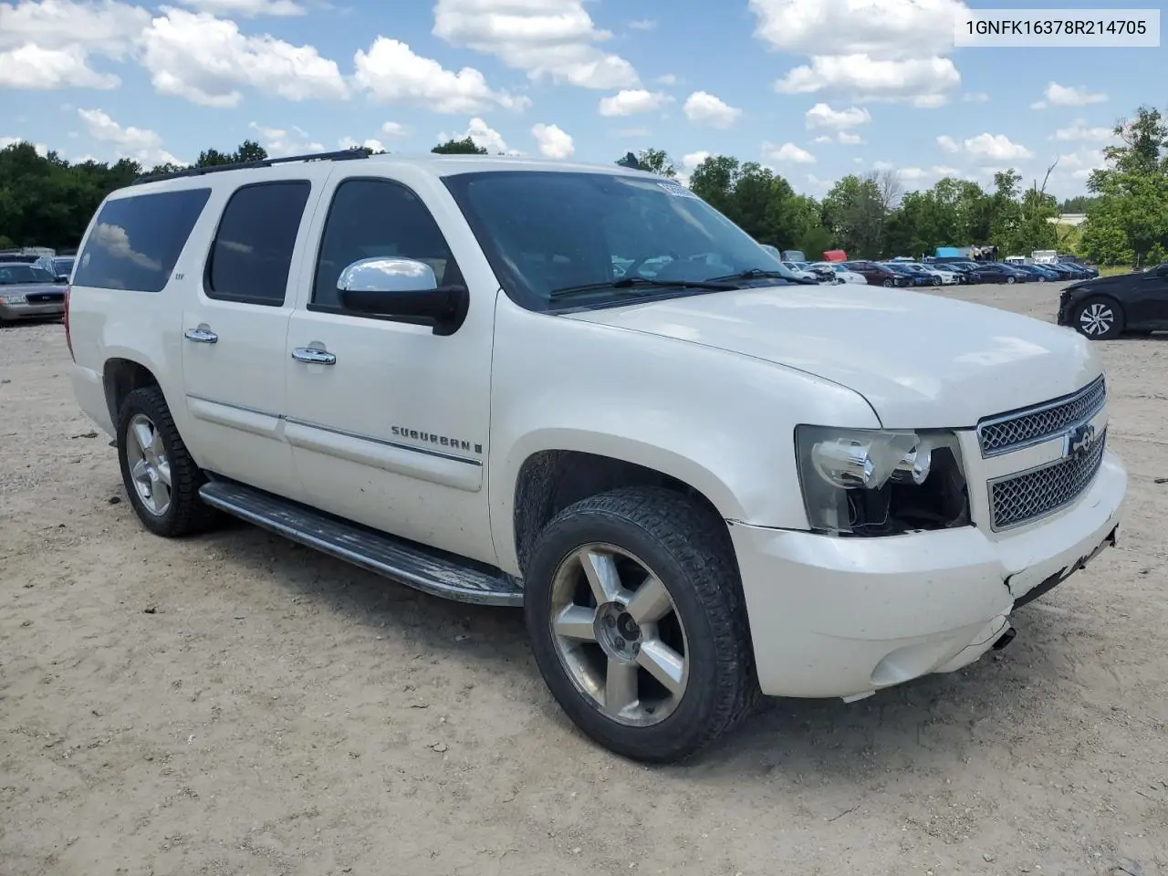 2008 Chevrolet Suburban K1500 Ls VIN: 1GNFK16378R214705 Lot: 62660585