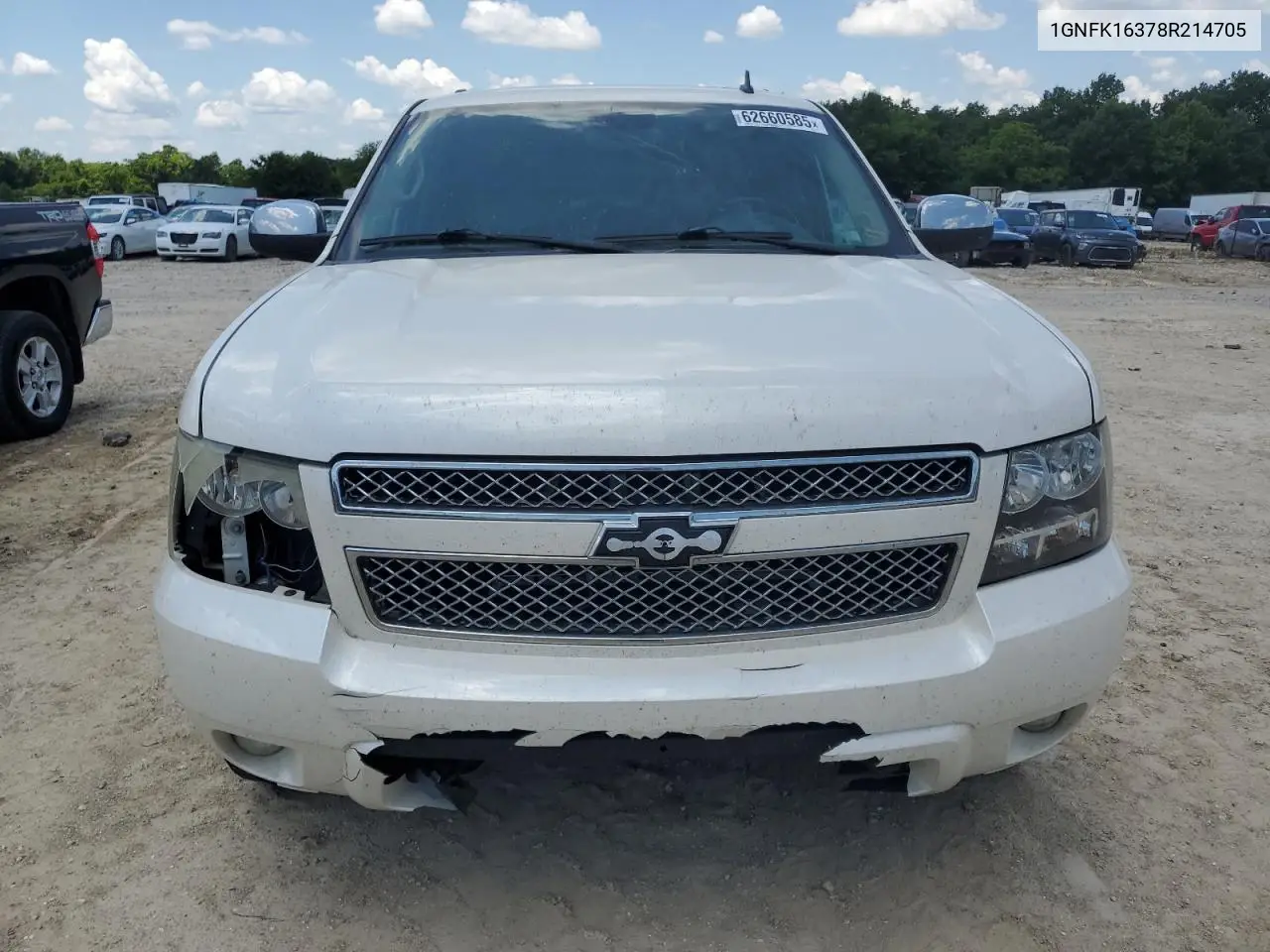 2008 Chevrolet Suburban K1500 Ls VIN: 1GNFK16378R214705 Lot: 62660585