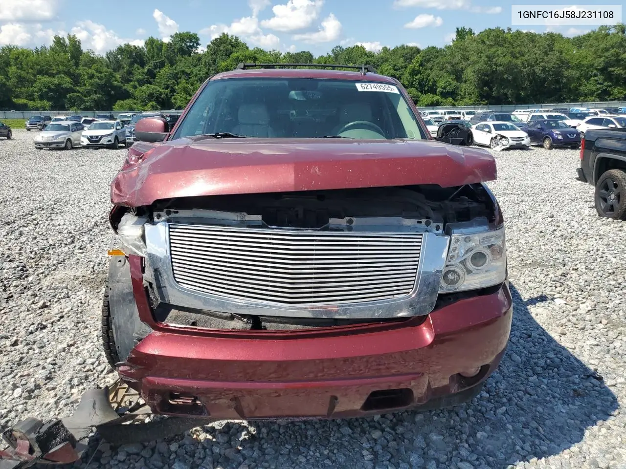 2008 Chevrolet Suburban C1500 Ls VIN: 1GNFC16J58J231108 Lot: 62749555