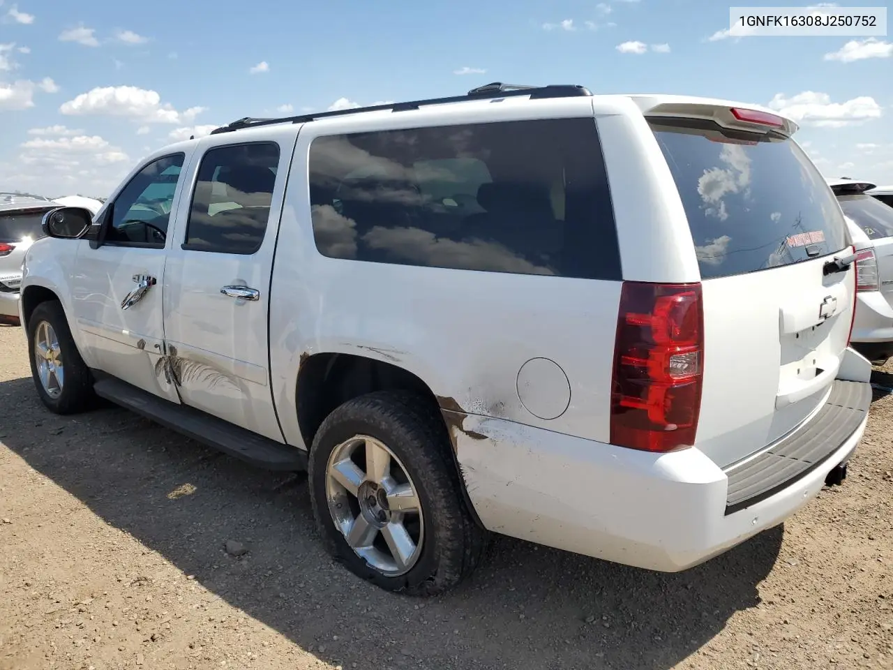 2008 Chevrolet Suburban K1500 Ls VIN: 1GNFK16308J250752 Lot: 62822865