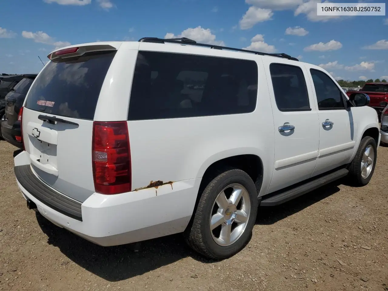 2008 Chevrolet Suburban K1500 Ls VIN: 1GNFK16308J250752 Lot: 62822865