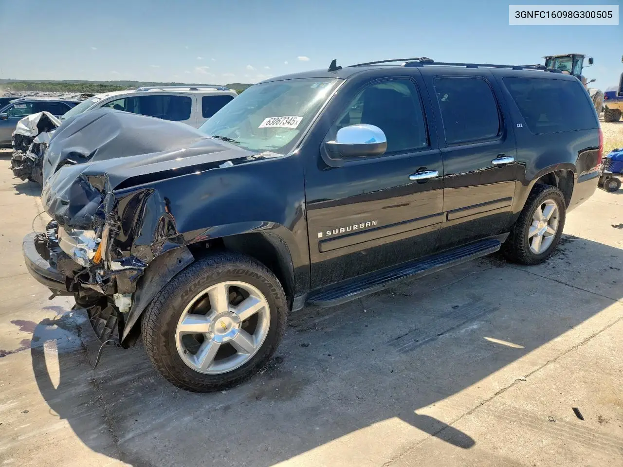 2008 Chevrolet Suburban C1500 Ls VIN: 3GNFC16098G300505 Lot: 63067345