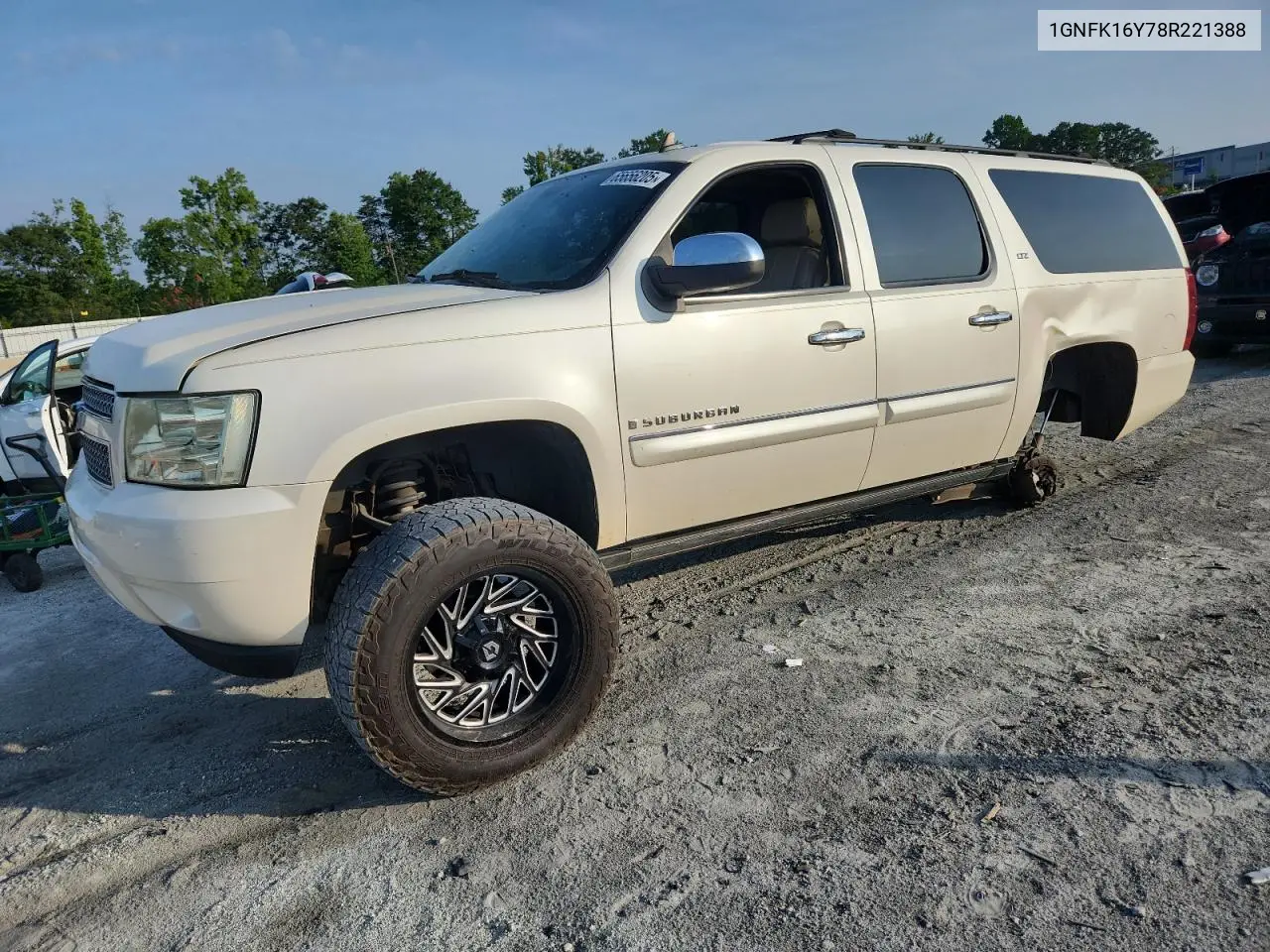 1gnfk16y78r221388 1GNFK16Y78R221388 2008 Chevrolet Suburban K1500 Ls