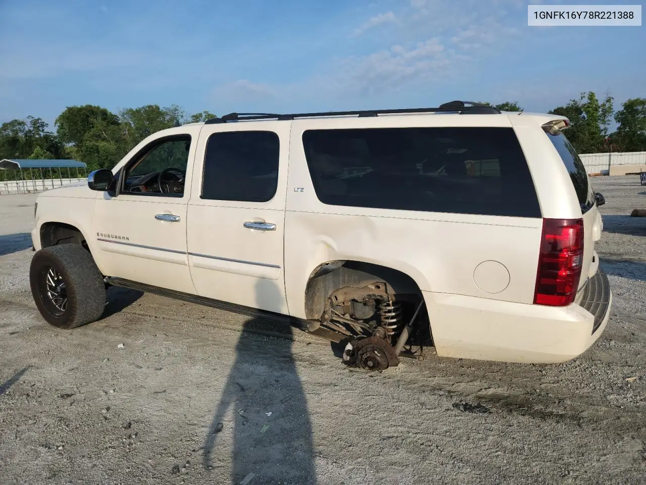 1gnfk16y78r221388 1GNFK16Y78R221388 2008 Chevrolet Suburban K1500 Ls