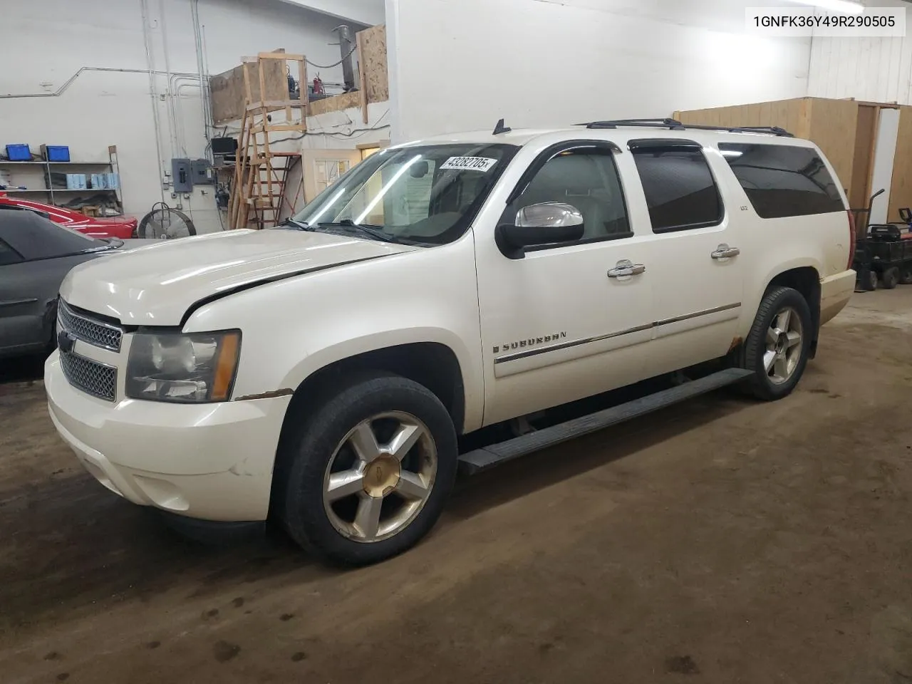2009 Chevrolet Suburban K1500 Ltz VIN: 1GNFK36Y49R290505 Lot: 43282705