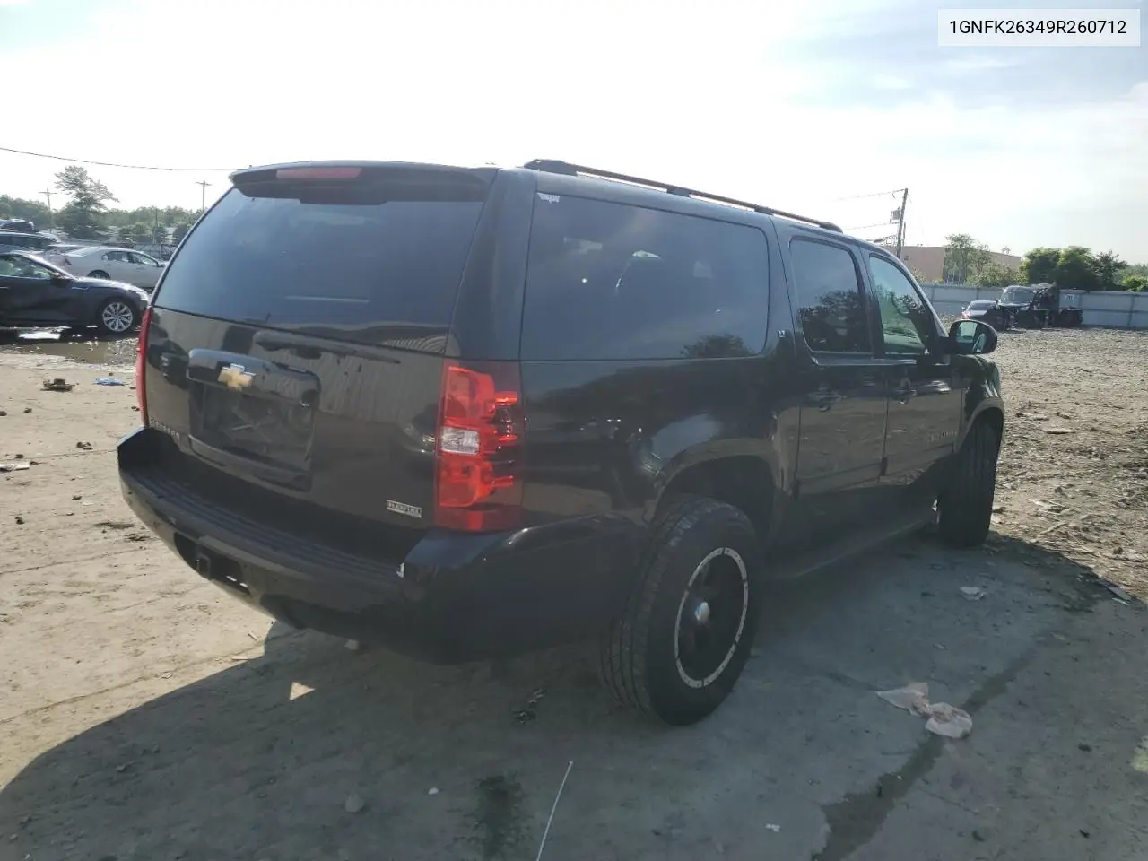 2009 Chevrolet Suburban K1500 Lt VIN: 1GNFK26349R260712 Lot: 62537685