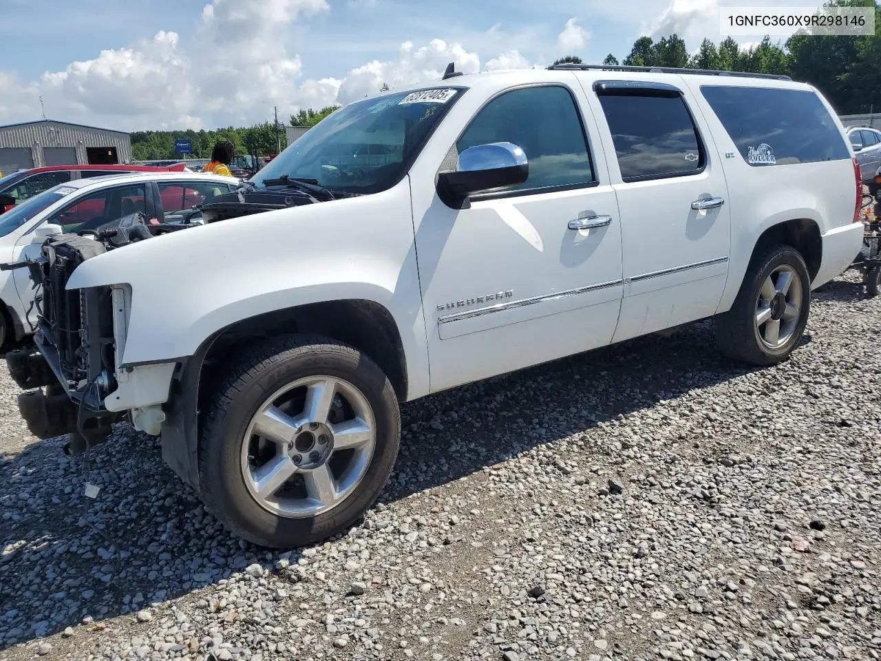 2009 Chevrolet Suburban C1500 Ltz VIN: 1GNFC360X9R298146 Lot: 62812405