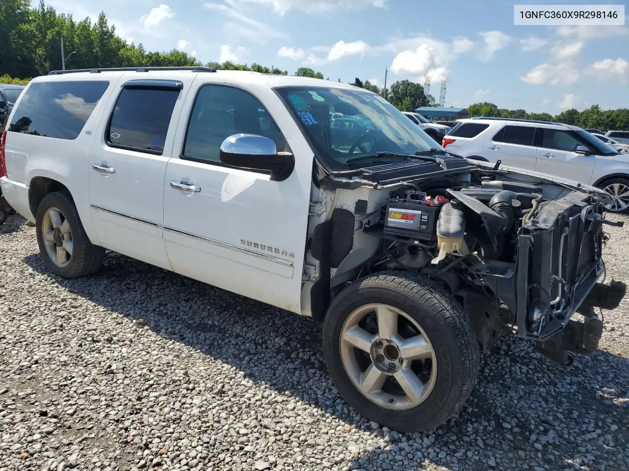 2009 Chevrolet Suburban C1500 Ltz VIN: 1GNFC360X9R298146 Lot: 62812405